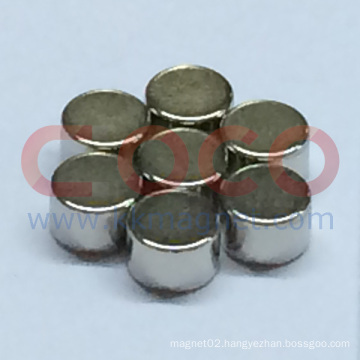 Small Round Neodymium Magnetic Materials with RoHS Approved